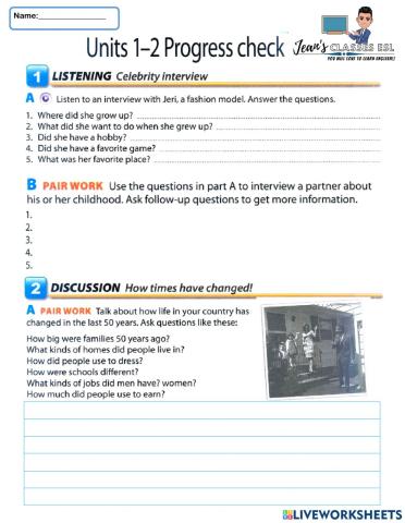 Unit 1-2 progress check