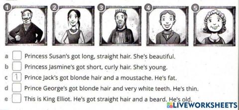 Describe of a person