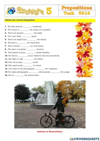 Spotlight 5 Task 5616