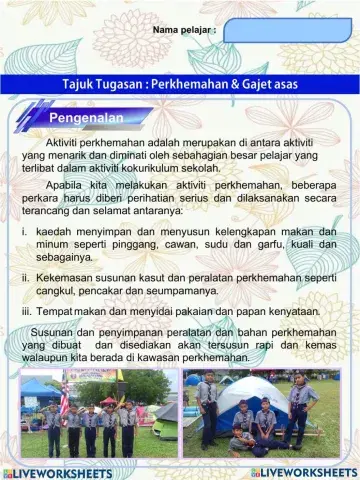 Gajet Perkhemahan