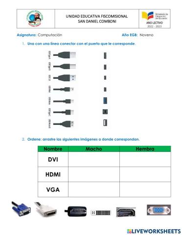 Puertos y conectores