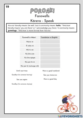 Farewells in te reo Māori