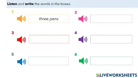 L9 - A44 - Things, Plural, Listening and Writing