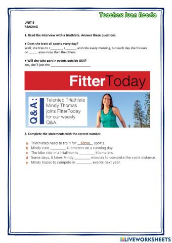 Reading comprehension