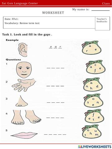 FFs1. Review Unit 1 2 3