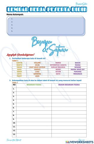 LKPD Besaran&Satuan