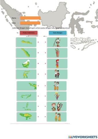 Peta Indonesia dan Suku Bangsa