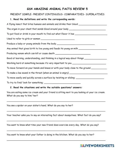 G4 amazing animal facts review 5