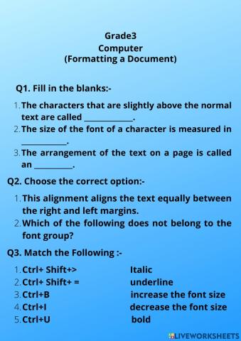 Formatting in MS Word 2016