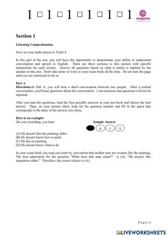 TOEFL Prediction v1.0.722 Listening