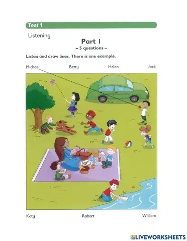 A2 Flyers Collin Test 1.1 Listening