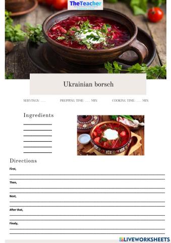Ukrainian borsch