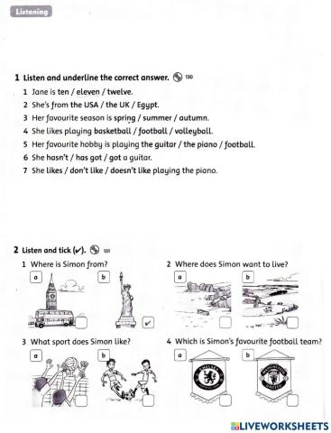 Mid-term Assessment - Listening