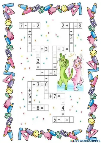 Crucigramas sumas y restas-18