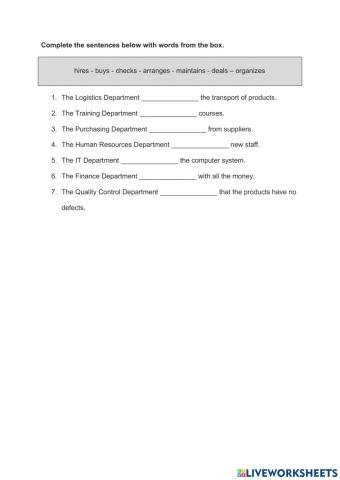 Different Kind of Companies