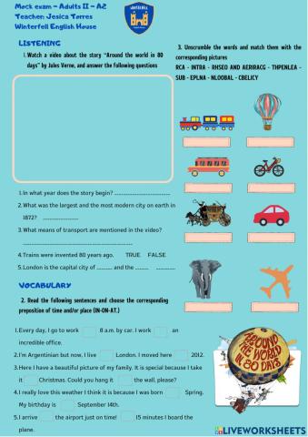 Mock exam- adults II