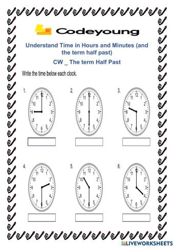 The term Half Past