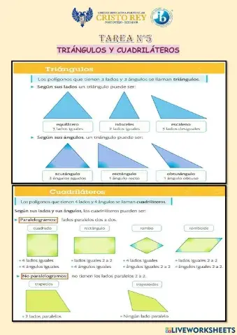 Triángulos y cuadriláteros