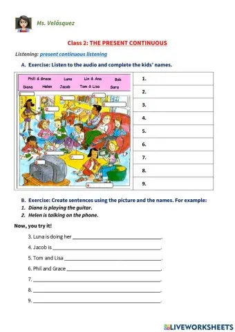 B02 - Present continuous