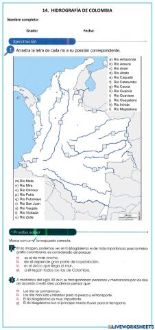 14. hidrografía en colombia