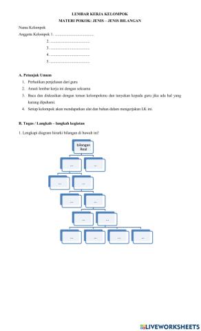 Jenis - jenis bilangan