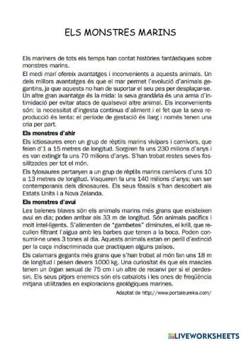 Els monstres marins