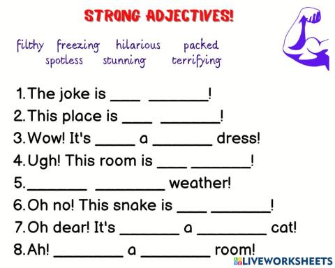 Strong adjectives (part1)