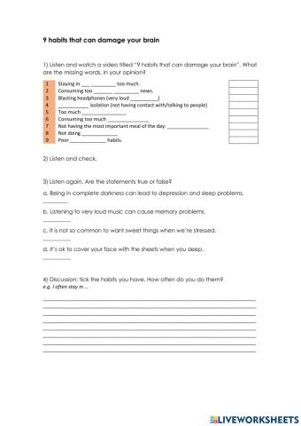 Listening: 9 habits that damage your brain