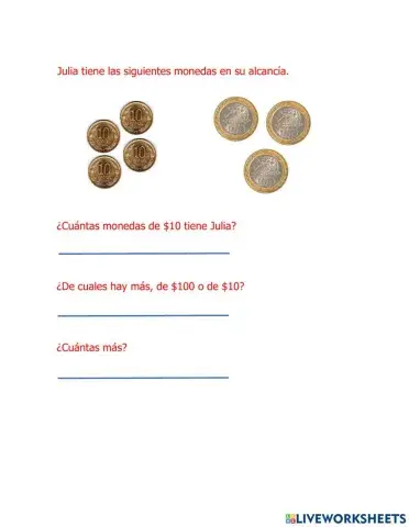 Problemas con monedas