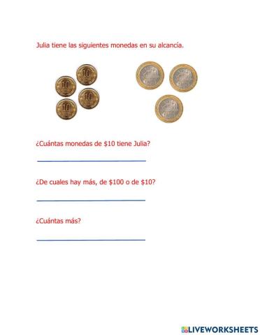Problemas con monedas