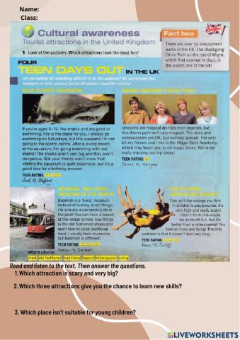 Cultural Awareness - reading