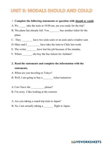 U9 Taking Transportation (L2)