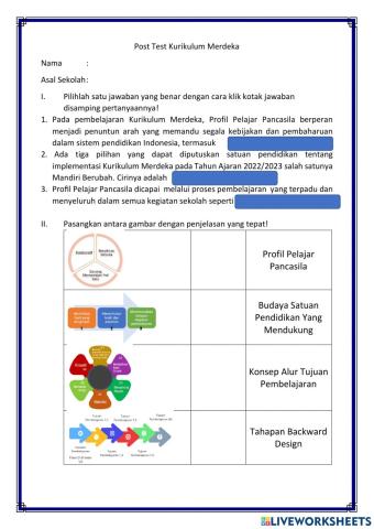 Post tes Konsep Kurikulum Merdeka