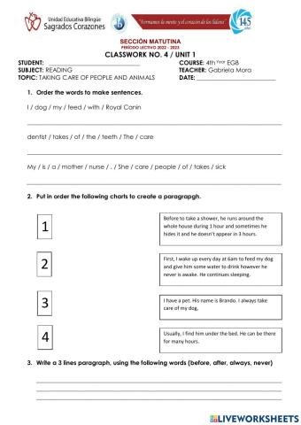 Taking care: writing