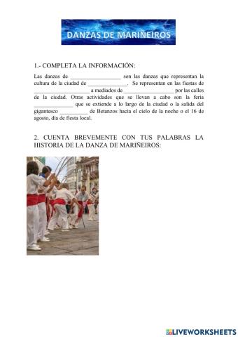 Danzas de mariñeiros