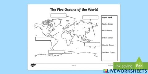 Oceans in the world