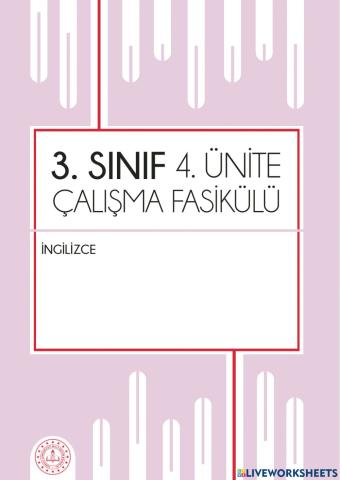 Grade 3 Unit 4 Feelings Study Fascicle