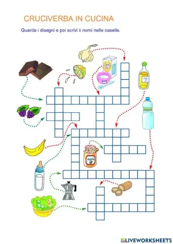 Cruciverba in cucina