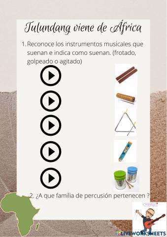 Tulundang viene de África