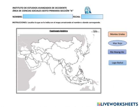 Geografía de asia