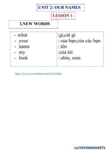English 3- unit 2- lesson 1