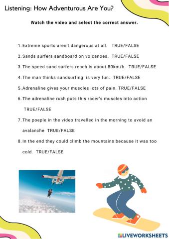 How adventurous are you?