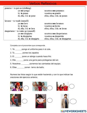 Verbos Reflexivos