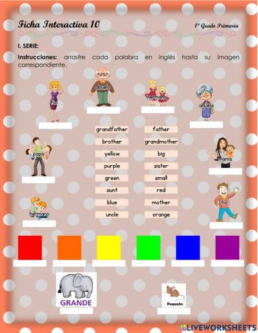 Family and colors - 2.5.1°