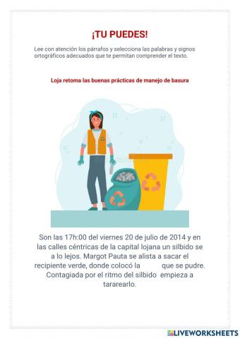 Retroalimentación de la comprensión lectora