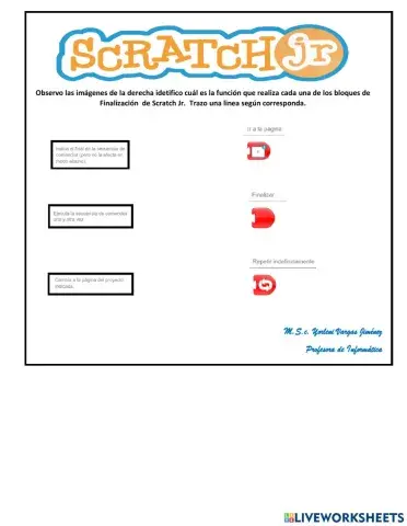 Bloques de Finalización Scratch Jr