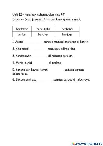 Tahun 2 Unit 12 Ms 74