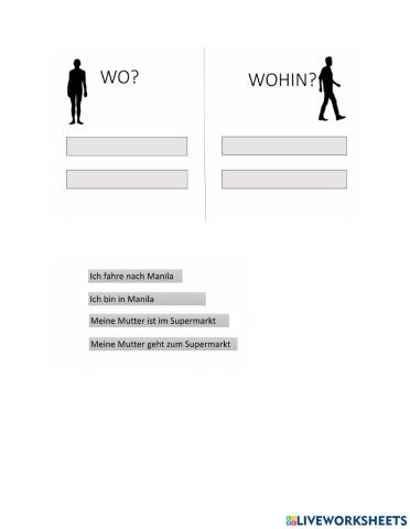 Dativ- und Akkusativpräposition