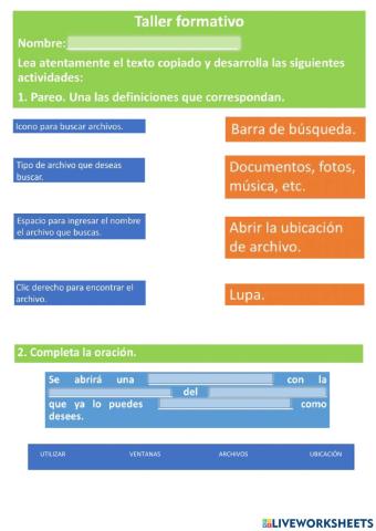 Buscador de archivos