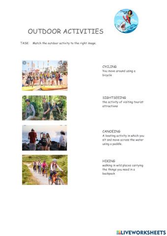 Outdoor activities 2